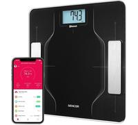 Sencor Pèse-personne connecté SBS 8002BK – 180 kg – Précision 100 g – Noir