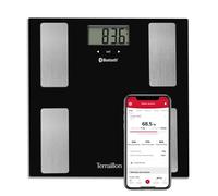 Terraillon Pèse-personne connecté Smart Connect Bluetooth 160 kg 100 g Noir