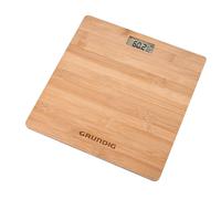 Pèse-Personne Digital En Bambou-Max. 180Kg-Pèse-Personne Avec Pieds Antidérapants-Mesure En Kg,Lb Et St