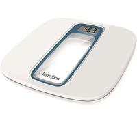 Pèse Personne Électronique,Annonce Orale Du Poids,4 Langues,Volume Réglable,Marche/Arrêt Automatique,Grand Écran Lcd,160Kg,Window Vocal,Blanc/Bleu