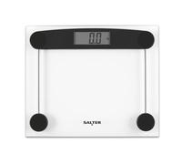 Pèse-personne électronique Salter - Verre renforcé, poids, métrique / impérial, affichage numérique facile à lire, lecture instantanée précise, garantie de 15 ans - Noir Taille unique