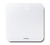 Terraillon Pèse-personne électronique TSQUARE – Grand écran LCD, 180 kg, Blanc