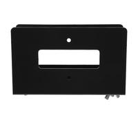 Pèse-personne en Acier au Carbone Noir Antidérapant | Design Vertical Minimaliste, Base Stable Bac Inférieur, pour Salle de Bain et Home Gym