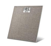 Pèse-personne en verre effet tissu électronique 100 g/150 kg