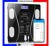 Pèse Personne Impédancemètre Balance Bluetooth Connectée USB Analyse IMC 180 kg