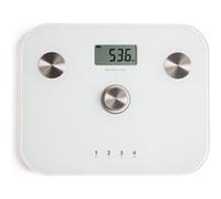 Livoo Pèse-personne impédancemètre DOM465W - 6 indicateurs, 150 kg, préc. 100 g, 4 mémoires