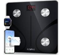 Pèse-Personne Impédancemètre - TWINBIRD - Bluetooth - 13 Mesures Corporelles - Verre Trempé - 180 kg