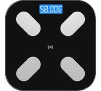 Pèse-personne intelligent, connexion BT domestique, balance électronique rechargeable, 59 données fonctionnelles, contrôle APP, analyse des données IMC, pesée des graisses corporelles, balance de poid