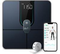 Pèse-personne intelligent Eufy P2 Pro, pèse-personne numérique, Wi-Fi, Bluetooth, étanche IPX5, ITO, modèle 3D, 16 mesures dont le poids, la fréquence cardiaque, la graisse corporelle, l'IMC, la masse