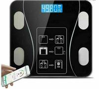 Pèse-Personne Intelligente Numérique Impédentiométrique Électronique Professionnelle Pour Le Contrôle Du Poids Et Le Suivi De La Santé ¿ Mesure Masse Maigre Et Grasse,Imc-Bluetooth