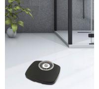 Little Balance Pèse-personne mécanique 8400 Confort 180 – Écran XL, 180 kg – Noir/Chrome