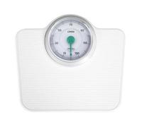 Pese-personne mécanique rétro - LIVOO - DOM490 - Sans pile - Max 136 kg - Métal antidérapant - Blanc