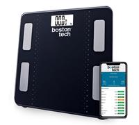 Pèse-Personne Numérique, Pèse-Personne Électronique Intelligent Avec Bluetooth Et Application Compatible Avec Android Et Ios, 13 Mesures De Poids Gratuites Pour Perdre Du Poids. Max.180kg. Noir