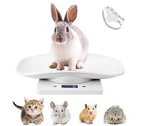 Pèse-personne numérique pour animal domestique - Écran LCD - Avec ruban à mesurer - Multifonction - Pour cuisine, salle de bain - Mesure le poids avec précision (maximum : 10 kg)