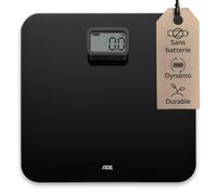 Pèse-Personne Numérique Sans Batterie Avec DynamoRespectueux De L'EnvironnementJusqu'À 150 KgNoir