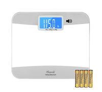 Pèse-Personne Parlante Large Pour Poids Corporel-Balance Numérique Parlante Précise-Grand Écran Lcd-250 Kg-Allumage Et Arrêt Automatiques Pour Personnes Âgées Malvoyantes