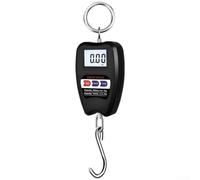 Pèse-personne portable numérique 200 kg avec écran LCD (noir)