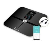 Little Balance Pèse-personne impédancemètre CARDIO CONNECT-4 USB 8415 connecté Noir