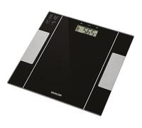 Sencor Pèse-personne SBS 5050BK Verre trempé IMC BMR Mémoire 12 utilisateurs Noir