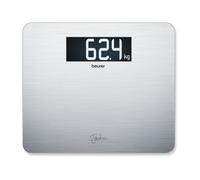 Beurer Balance GS 405 Signature Line – inox/verre, anti-traces, Écran XXL éclairé, 200 kg