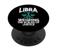 Peser Les échelles de la Justice Balance PopSockets PopGrip Adhésif
