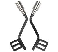 Pesfehhy 1 Paire D'éVent de Gaz de Tuyau D'éChappement de Simulation en MéTal pour Trx4 SCX10 Rc Collecteur D'éChappement de PièCes de Voiture