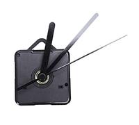 Pesfehhy 1 Paquet Horloge Murale de Remplacement Pièces de Réparation DIY À Main Moteur À Horloge À Quartz Mécanisme À Mouvement Pendule avec Ensemble Mains Et Accessoires (Noir)