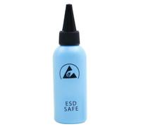 Pesfehhy 1 Pièces 60ML Distributeur ESD Bouteille de Solvant en Plastique Bouteille D'Aiguille Anti-Fuite de Haute Qualité pour L'Élimination de la Colle, Bleu