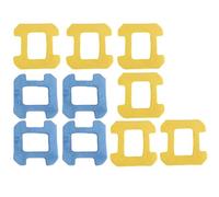 Pesfehhy 10 PièCes Tampons de Vadrouille à Friction pour 298 Accessoires de Robot de Nettoyage de Vitres Chiffon en Microfibre MatéRiel de Nettoyage Humide + à Sec