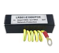 Pesfehhy 100/1000M POE IP CaméRa RéSeau POE Commutateur RJ45 et POE Parasurtenseur Protection Dispositif Arrester SPD 1000M