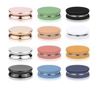 Pesfehhy 12 Pièces Épingles Magnétiques Hijab, Aimants Puissants pour Hijab Fermoir Magnétique Coloré pour Écharpe Broche sans Épingle Boutons D'Épingles Hijab