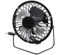 Pesfehhy 2.5W 5V Ventilateur de Fer à Panneau D'Énergie Solaire pour Bureau Maison Pêche Voyage Extérieur Ventilateur de Refroidissement 4 Pouces USB Nouveau
