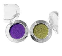 Pesfehhy 2 Pièces Fard à PaupièRes Optique Hautement Pigmenté Palette de Fard à PaupièRes MéTallique Polychrome Paillettes pour les Yeux Maquillage CosméTiques