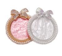 Pesfehhy 2 Pièces Résine Nail Art Palette Nail Art Panneau D'Affichage Arc Décoré avec Strass Nail Art Panneau D'Affichage