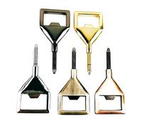 Pesfehhy 20Pcs Décapsuleur Blanc DIY Décapsuleur de Bouteille de Bière en Alliage de Zinc Insérions Décapsuleur à Plat Matériel de Décapsuleur de Bière Facile à Utiliser Facile à