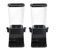 Pesfehhy 2PCS Distributeur de Comptoir Indispensable Conteneur de Comptoir Conteneur de Comptoir pour Distributeur de Bonbons, Noir