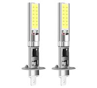 Pesfehhy 2X H1 Xenon Blanc 6000K 7.5W COB LED SMD DRL Phare antibrouillard au Volant Ampoule de Faisceau