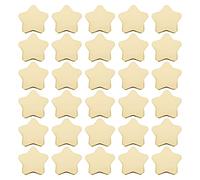 Pesfehhy 30 PièCes SéRies Assiettes en Papier en Forme D'éToile Assiette de FêTe Jetable en ou Assiette de Vaisselle Pentagramme pour Fournitures de Vaisselle, Or