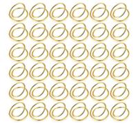 Pesfehhy 36 Pcs MéTal Spirale Ronde Boucles Simples Ronds de pour Mariages RéCeption DîNer Buffet Table DéCor Or