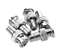 Pesfehhy 5 Pcs BNC Male Plug to Female RF Coaxial Connector pour CCTV Video