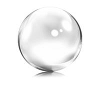 Pesfehhy 60Mm Balle Acrylique Transparente Cadeaux Balle Manipulation Contact Transparent