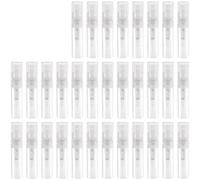 Pesfehhy 80Pc 3ML Flacon Pulvérisateur en Plastique Transparent Emballage Cosmétique Bouteilles de Parfum Atomiseur Liquide de Pulvérisation Atomisant Contiennent Facile à Utiliser Env.