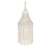 Pesfehhy Abat-Jour en Macramé Suspendu Pendentif LumièRe Couverture Bureau Chambre Salon PéPinièRe Dortoir BohèMe DéCor à