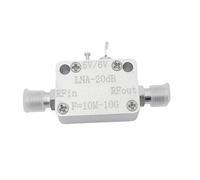 Pesfehhy Amplificateur RF à Large Bande LNA 10M-10G avec Une Bonne Planéité P1dB=20dBm G=20dB Amplificateur de Sortie à Faible Bruit