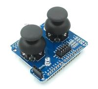 Pesfehhy Blocs de Construction Électroniques Double Module de Bouton de Joystick de PS2 JoyStick -Compatible R3 Sans En-Tête de Broche