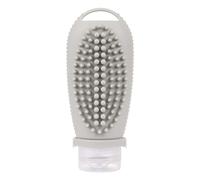 Pesfehhy Bouteille de Voyage Rechargeable en Silicone avec Brosse Nettoyante pour le Transport, Bouteilles de Shampooing Portables.