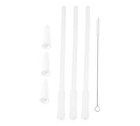 Pesfehhy Bouteille d'eau de Gallon Compatible avec Les Pailles, Pailles RéGlables RéUtilisables pour Cruche de 1000 ML / 2000 ML, Ensemble de 3 Pailles