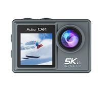 Pesfehhy Caméra d'action Set de Caméra d'action 5K 30FPS avec WiFi pour Les Sports de Plongée en Plein Air