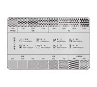 Pesfehhy Carte de Référence de Café en Acier Inoxydable, Règle de Taille de Café en Métal, Accessoires Professionnels pour Moulin à Grains de Café