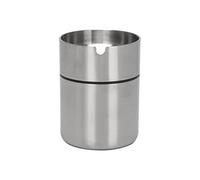 Pesfehhy Cendrier de Voiture en Acier Inoxydable Support de Cendres de Cendrier de de Voiture sans Fumée Cadeau d'affaire Créatif Coupe-Vent Voiture avec Couvercle Cendrier